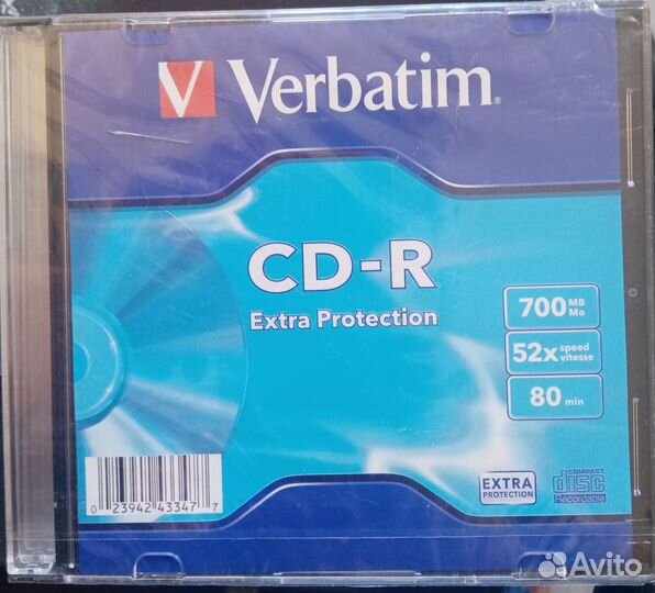 Болванки Cd-r Verbatim 700 mb, 80 min