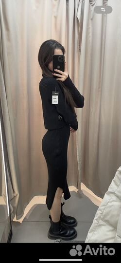 Комплект платье и кофта