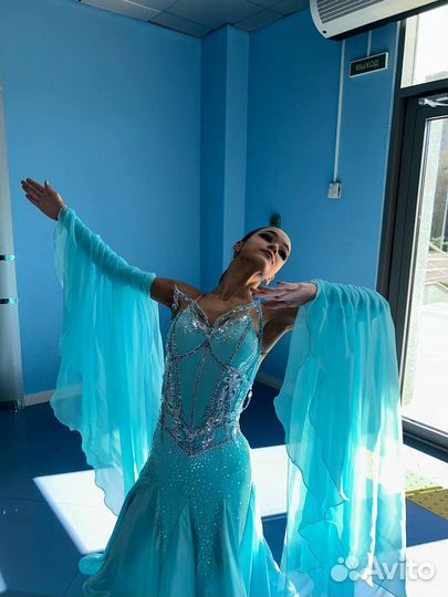 Платье для бальных танцев стандарт ю2