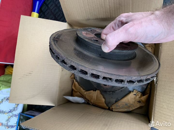 Тормозные диски/колодки kia rio(x-line)