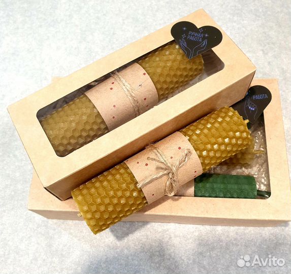 Свечи из вощины медовые