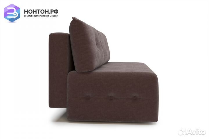 Диван еврокнижка Сити коричневый