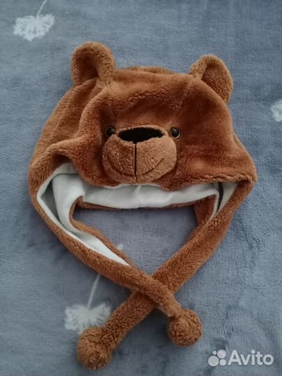 Шапка медведь. Детские вещи