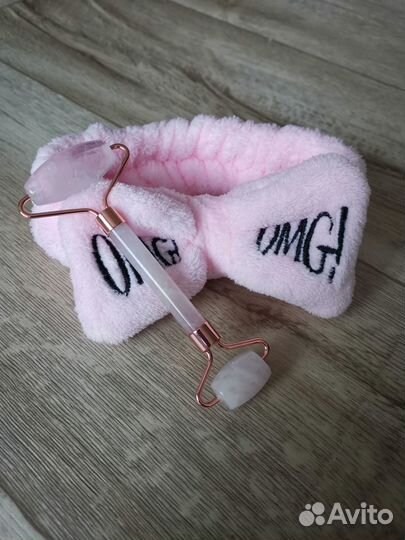 Массажёр роллер для лица+повязка