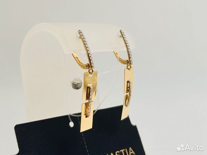 Золотые серьги