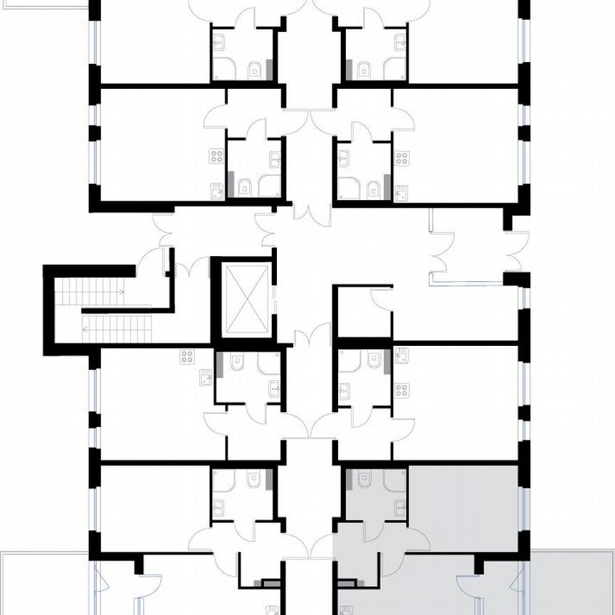 1-к. квартира, 37 м², 1/3 эт.