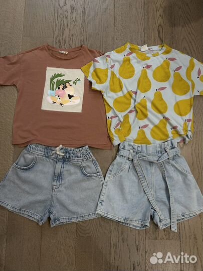 Вещи для девочки пакетом 128