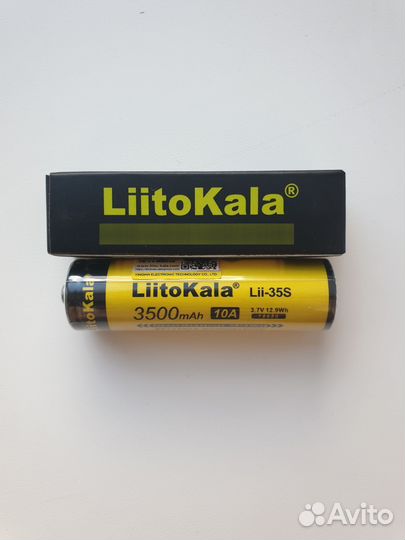 Аккумулятор 18650 LiitoKala Lii-35S 10А Li-ion акб