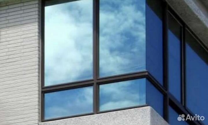 Тонировка стёкол, балконов, фасадов