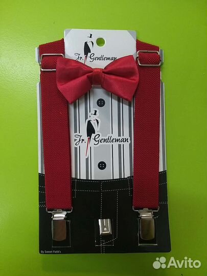 Подтяжки бабочка галстук
