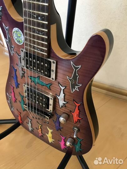 Cort KX-Custom + чехол + ремень + стойка + струны