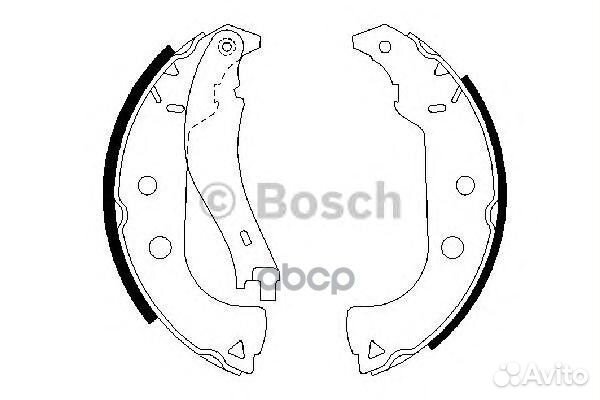 Колодки тормозные задние fiat albea/palio 97-01