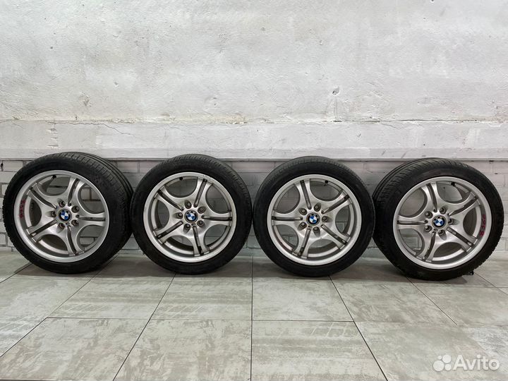 Диски 68 стиль + шины BMW E34 из Японии