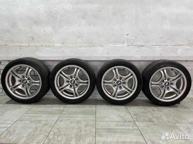 Диски 68 стиль + шины BMW E34 из Японии