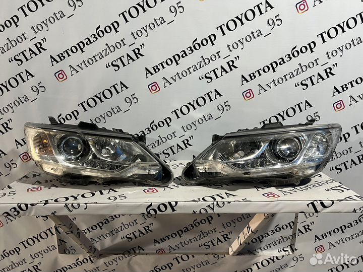 Фары Toyota Camry V55 (адаптивные) оригинал