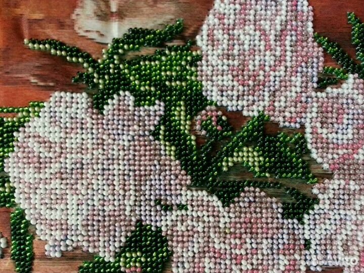 Картина вышитая бисером 