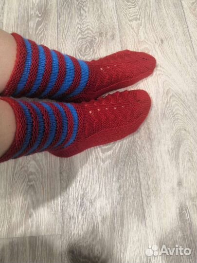 Носки вязаные женские подарок