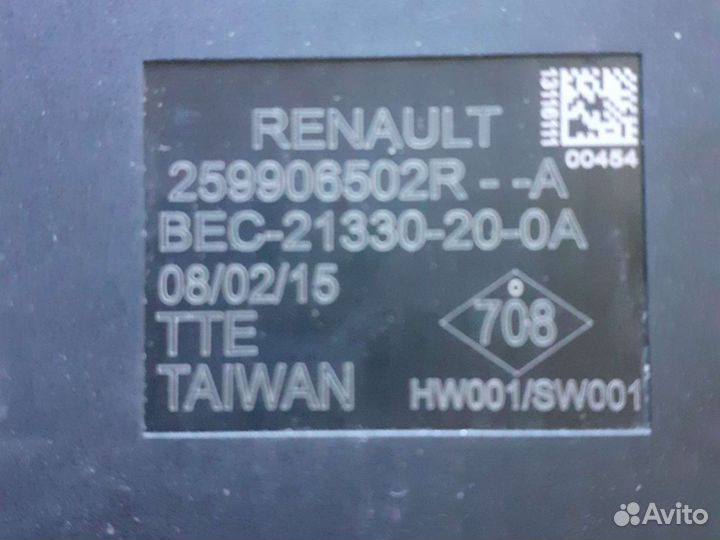 Блок управления парктронников Renault Logan 2