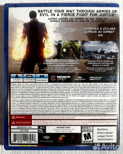 Lichdom: Battlemage PS4 диск