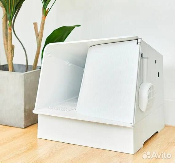 Лоток для кошек закрытый Petkit White Villa