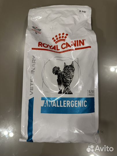 Корм для кошек royal canin anallergenic