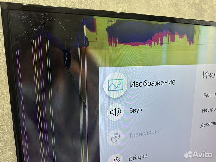 Телевизор samsung ue50nu7097u разбит