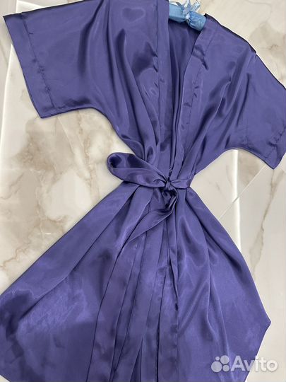 Халат шелковый, 44 размер