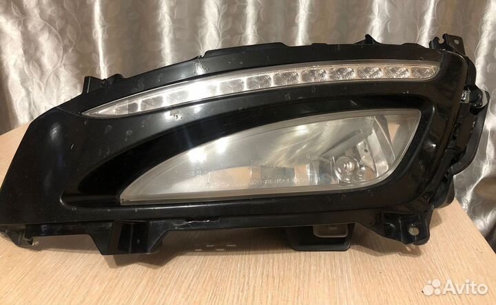 Противотуманная фара kia optima левая с дхо