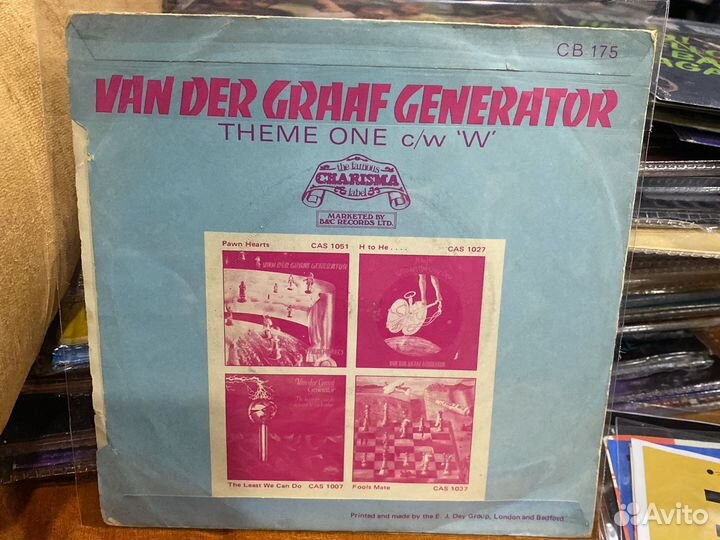 Виниловые пластинки 45ки 7’ рок группы