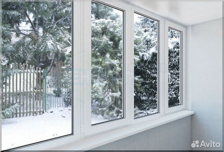 Пластиковое окно с установкой