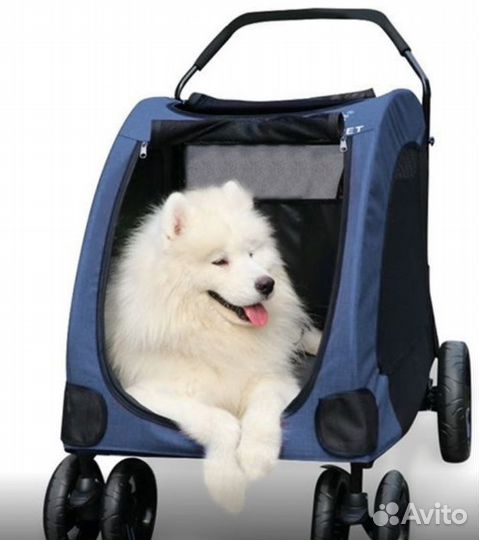 Большая коляска для крупных питомцев до 100 кг
