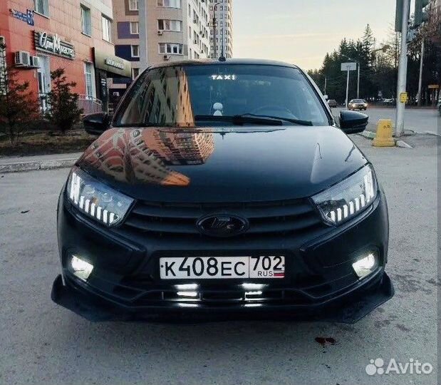 Комплект фар Гранта Fl с дхо bi led