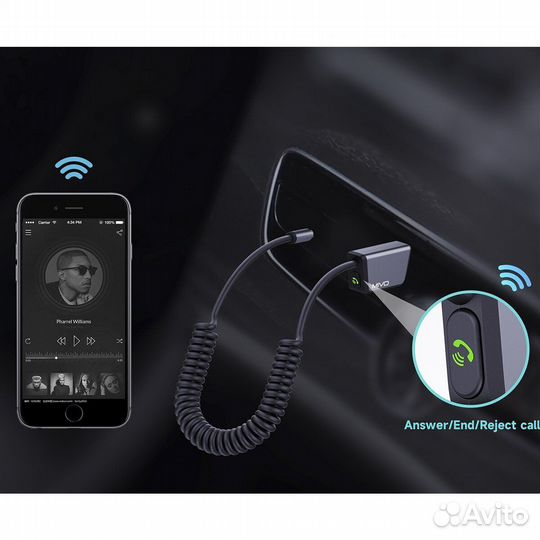 Bluetooth-aux адаптер Mivo MF-04