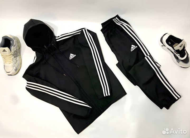 Теплые спортивные костюмы Adidas тройка