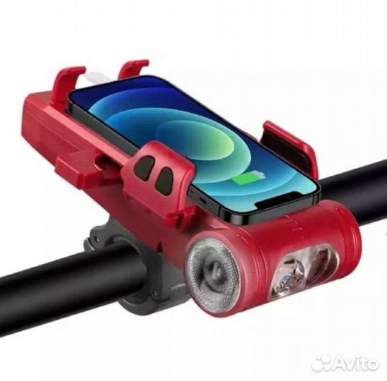 Фонарь велосипедный 4 в 1