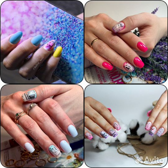 Маникюр,гель лак, наращивание