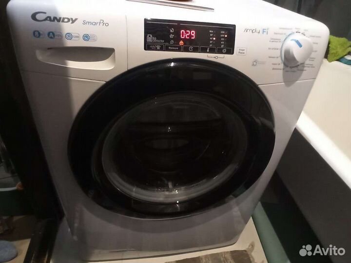 Стиральная машина узкая Candy SmartPro 8кг
