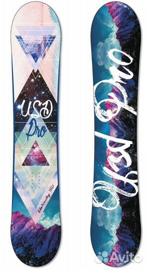 Сноуборд USD pro с креплениями женский