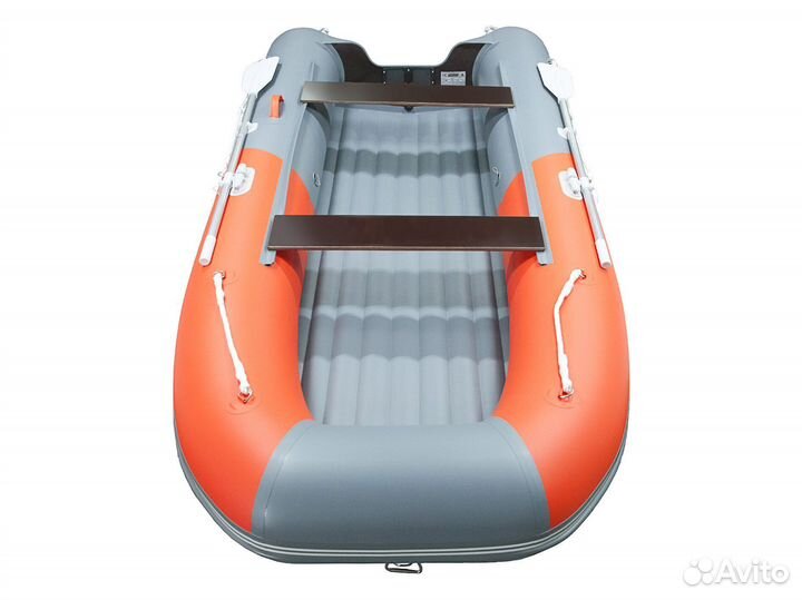 Лодка пвх Gladiator E330SL оранжево/темно-серый
