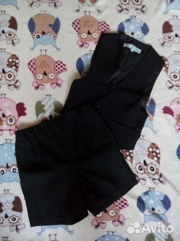 Шорты + жилет рост 104 см