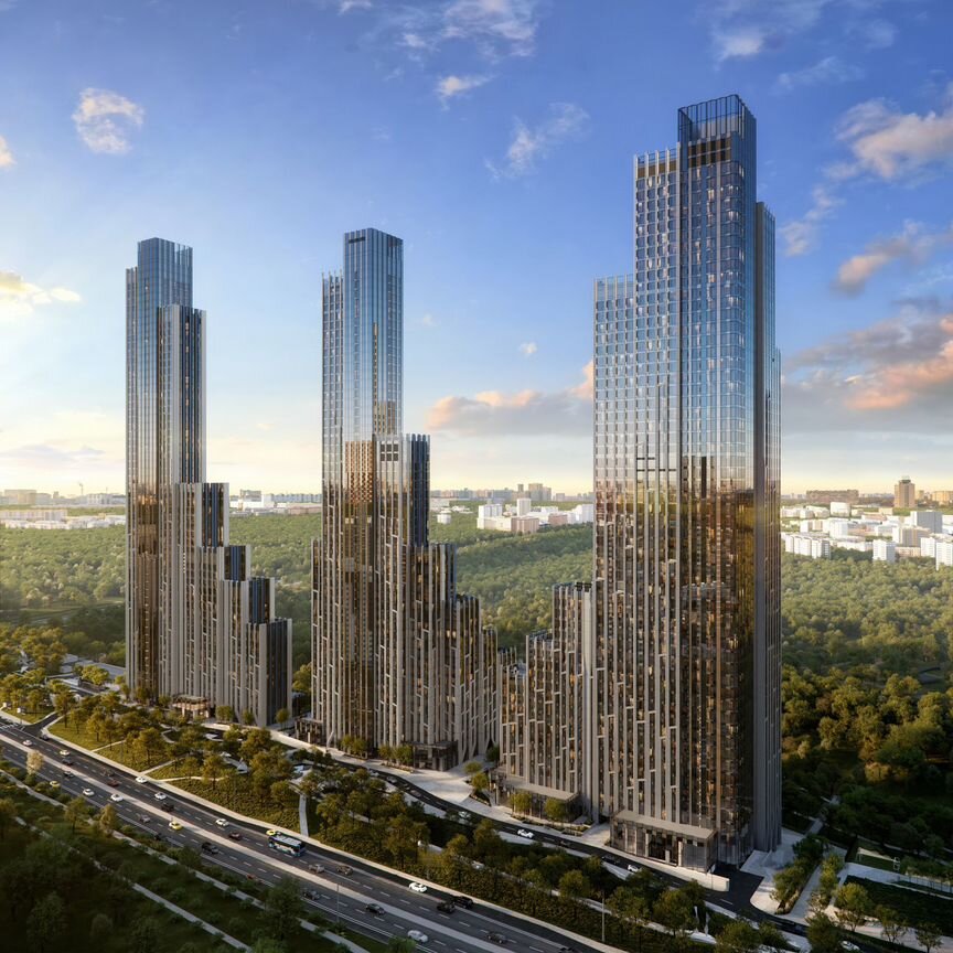 3-к. квартира, 92 м², 5/56 эт.