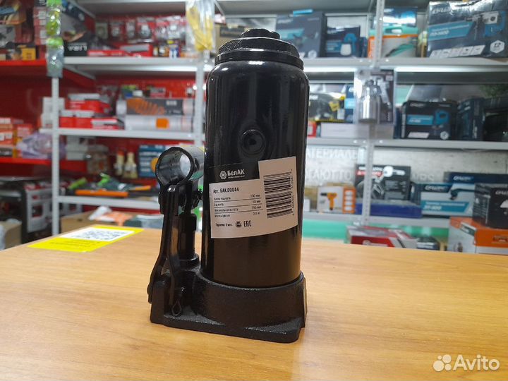 Бутылочный домкрат гидравлический 8 тонн