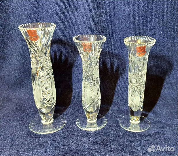 Вазочки хрустальные. Польша
