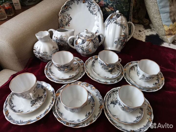 Сервиз кофейный (23пр.) отражение лфз СССР