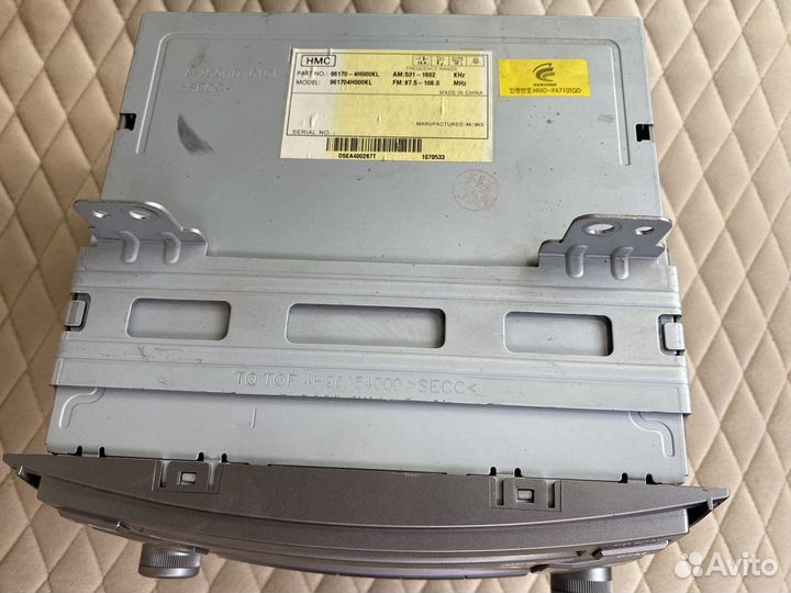 Магнитола штатная хундай гранд старекс