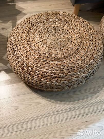 Плетенные сидушки икея