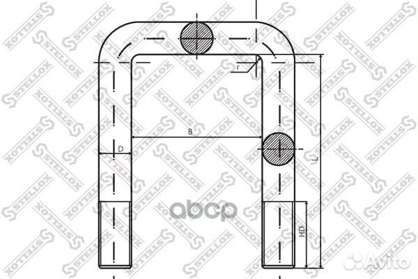 84-64185-SX стремянка 102xM24x3x210-П volvo FH