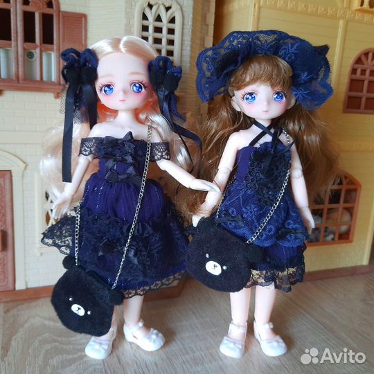 Аниме кукла Акихабара с аксессуарами 23 см