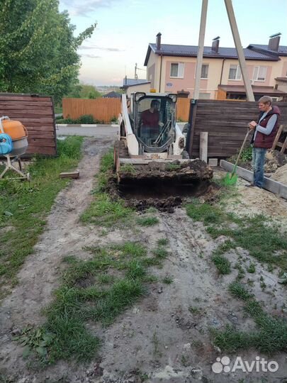 Услуги минипогрузчика