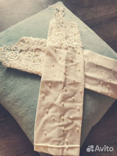 Перчатки свадебные